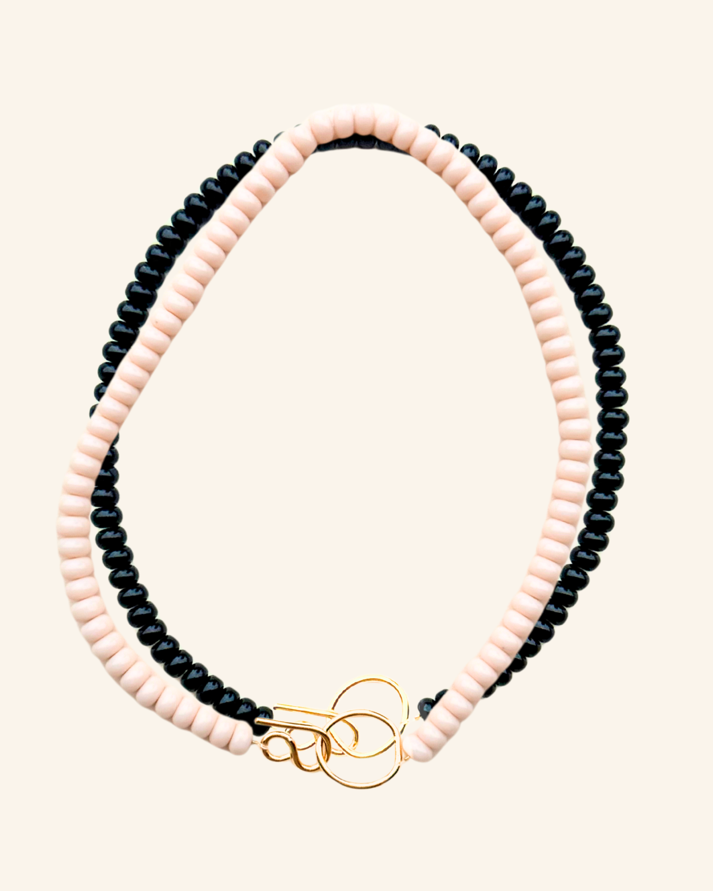 Collier Baiser salé noir