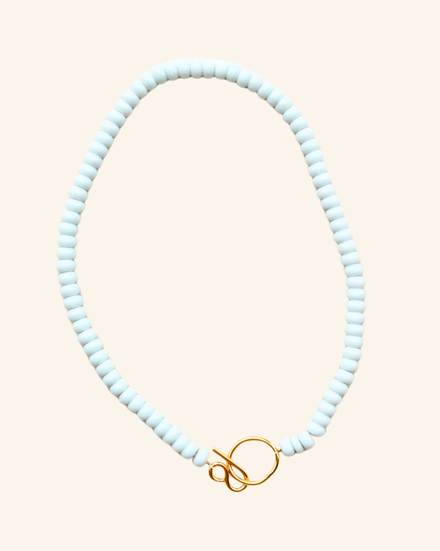 Collier Baiser salé blanc écume