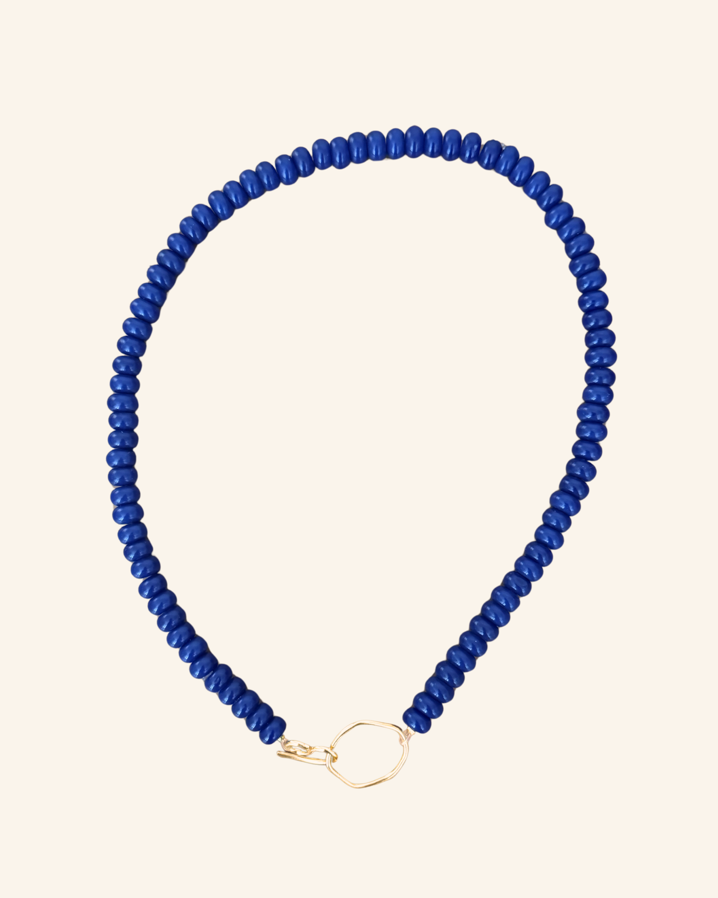 Collier Baiser salé bleu cobalt