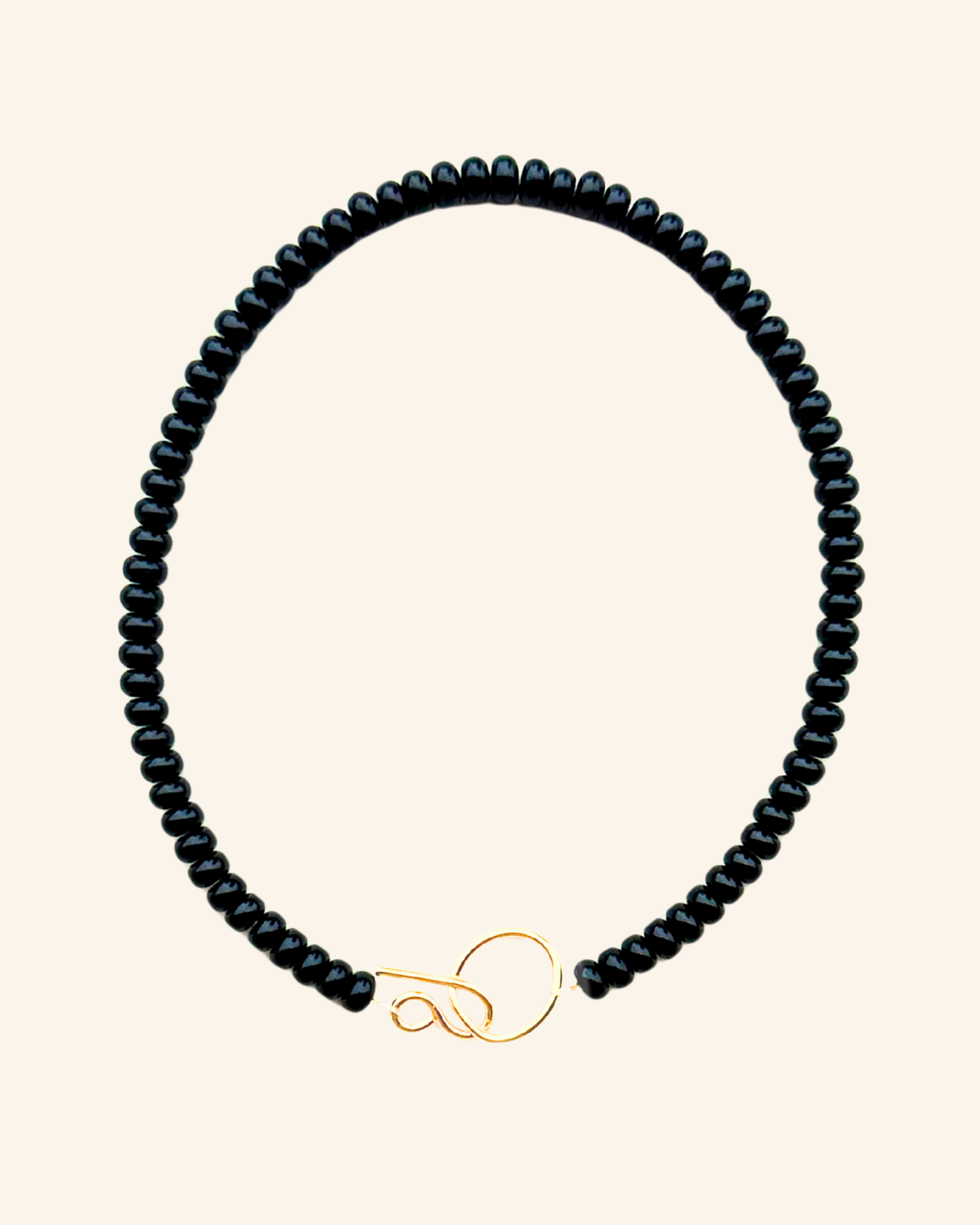 Collier Baiser salé noir