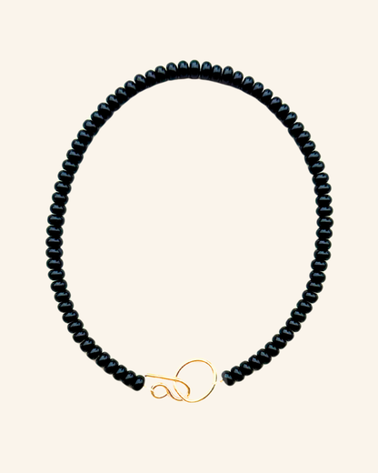 Collier Baiser salé noir
