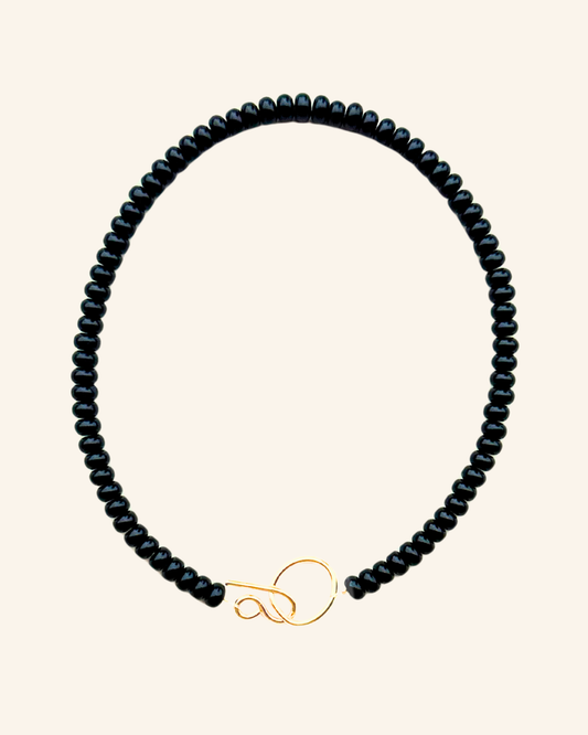 Collier Baiser salé noir